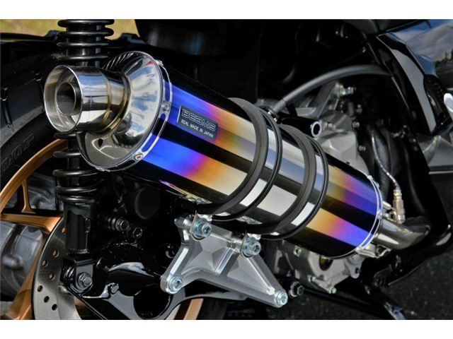 X-MAX250(8BK-SG70J) マフラー BEAMS ビームス R-EVO ヒートチタン フルエキゾースト G265-53-007
