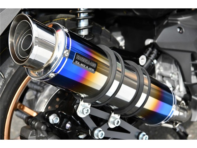 N-MAX155：2022～(8BK-SG66J) マフラー BEAMS ビームス R-EVO2 ヒートチタン フルエキゾースト G271-54-007｜OCC　netshop