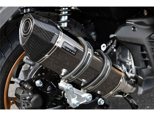 N-MAX155：2022～(8BK-SG66J) マフラー BEAMS ビームス CORSA-EVO II スーパーメタルブラック フルエキゾースト G271-62-000