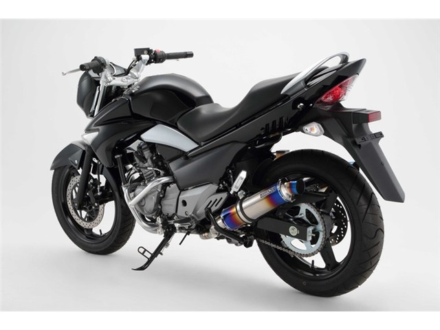 GSR250(JBK-GJ55D) マフラー BEAMS ビームス R-EVO・W（ダブル） ヒートチタン スリップオン D324-60-P1S｜OCC　netshop