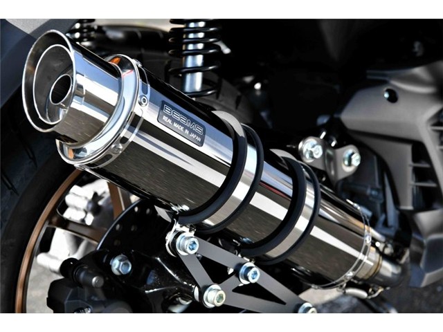 N-MAX125(8BJ-SEG6J) マフラー BEAMS ビームス R-EVO2 スーパーメタルブラック フルエキゾースト G267-54-005｜OCC　netshop