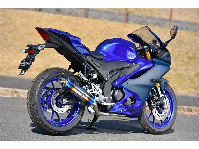 YZF R-125 / YZF R-15(8BJ-RE45J(8BK-RG86J) マフラー BEAMS ビームス R-EVO ヒートチタン フルエキゾースト G274-53-S1J画像