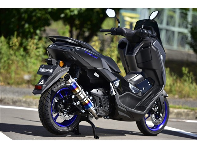 N-MAX125(8BJ-SEL1J) マフラー BEAMS ビームス R-EVO2　ﾋｰﾄﾁﾀﾝｻｲﾚﾝｻｰ　政府認証 G276-54-007