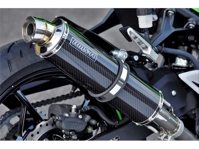 Ninja400 / Z400：2022～(8BL-EX400L(2BL-EX400G) マフラー BEAMS ビームス R-EVO カーボン スリップオン G432-53-P2J｜OCC　netshop