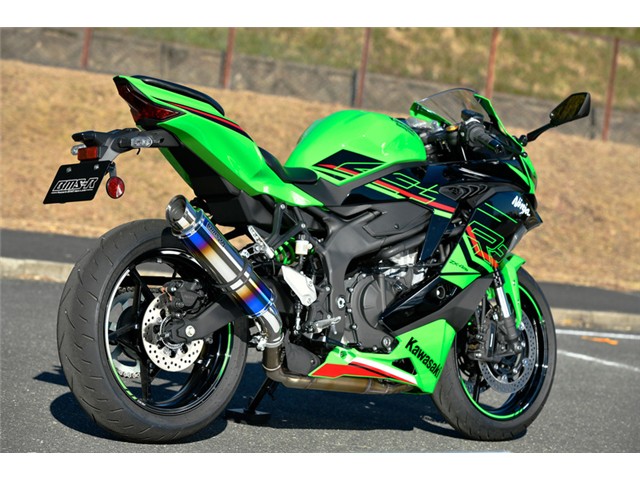 ZX-4RR / ZX-4R SE：2023～(8BL-ZX400P) マフラー BEAMS ビームス R-EVO2 ヒートチタン スリップオン G435-54-P1J｜OCC　netshop