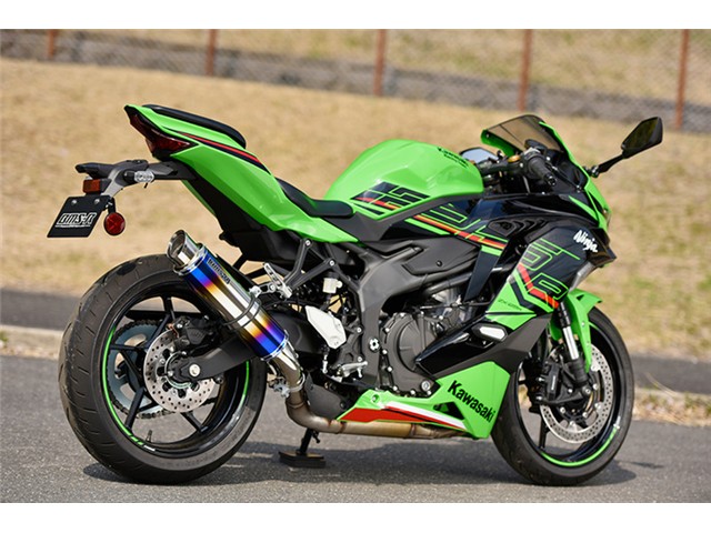 ZX-25R(8BK-ZX250H) マフラー BEAMS ビームス R-EVO2 ヒートチタン スリップオン G436-54-P1J
