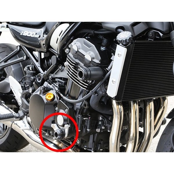 Baby Face ベビーフェイス エンジンスライダー 左右セット Kawasaki カワサキ Z900RS(-24) ブラック 006-SK029E