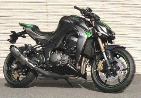 BEET ビート KAWASAKI Z1000 NASSERT(ナサート)Evolution TypeII T-2 スリップオンマフラー ブルーチタン 0222-KC6-BL