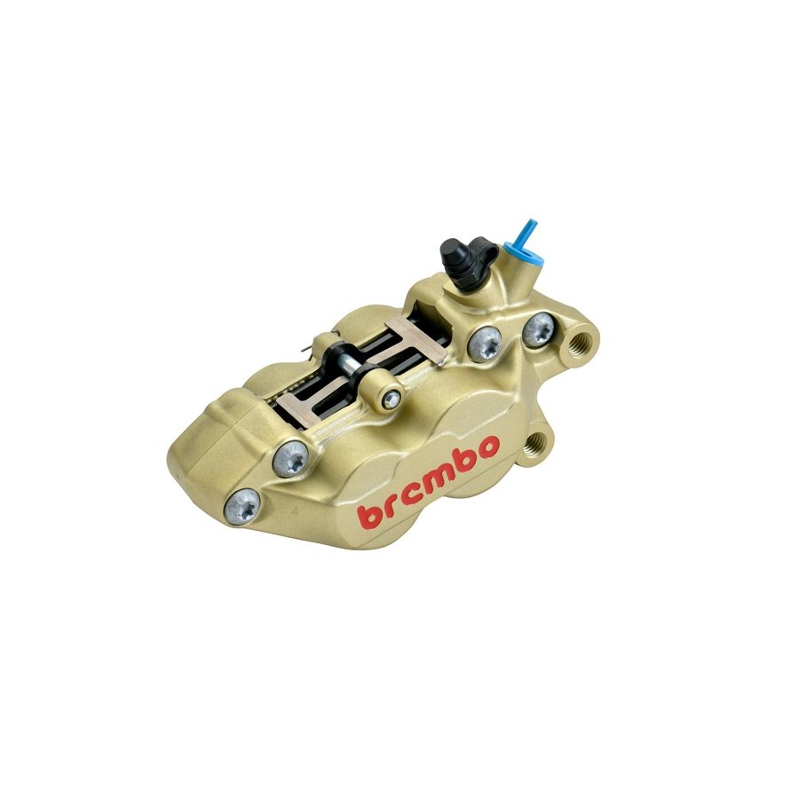 Brembo ブレンボ Axial 4Pキャリパー GLD キャスト P40 30/34 右用40mmピッチ/赤ロゴ 商品番号：20.5165.84