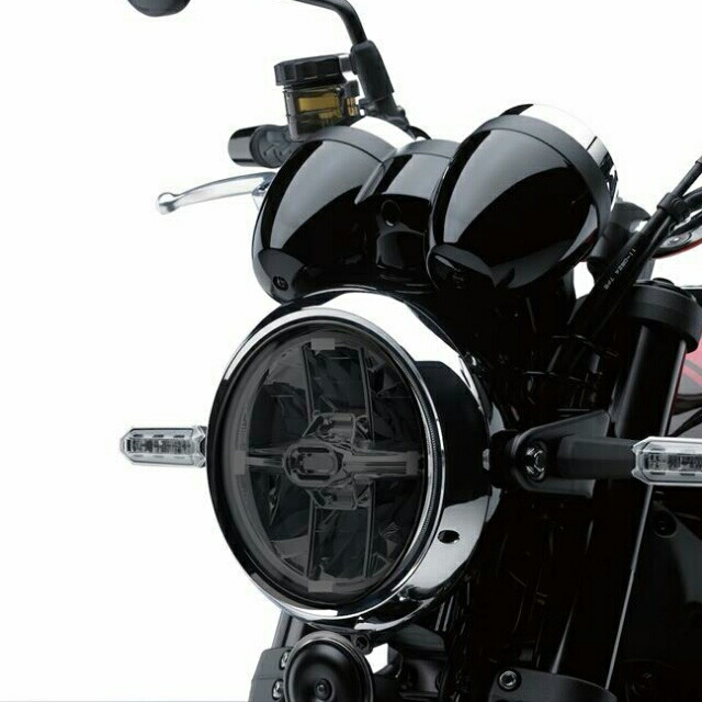 ODAX オダックス Kawasaki Z900RS(18-21) / Z900RS CAFE(18-21) POWER BRONZE ヘッドライトレンズシールド ダークスモーク 440-K089G-002｜OCC　netshop