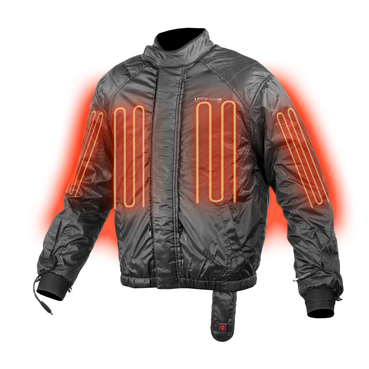 KOMINE コミネ EK-112 12V Electric Warm system Inner Jacket 電熱ライニングジャケット 12V エレクトリックウォームシステムインナージャケット 防寒アイテム カラー：ブラック 08-112