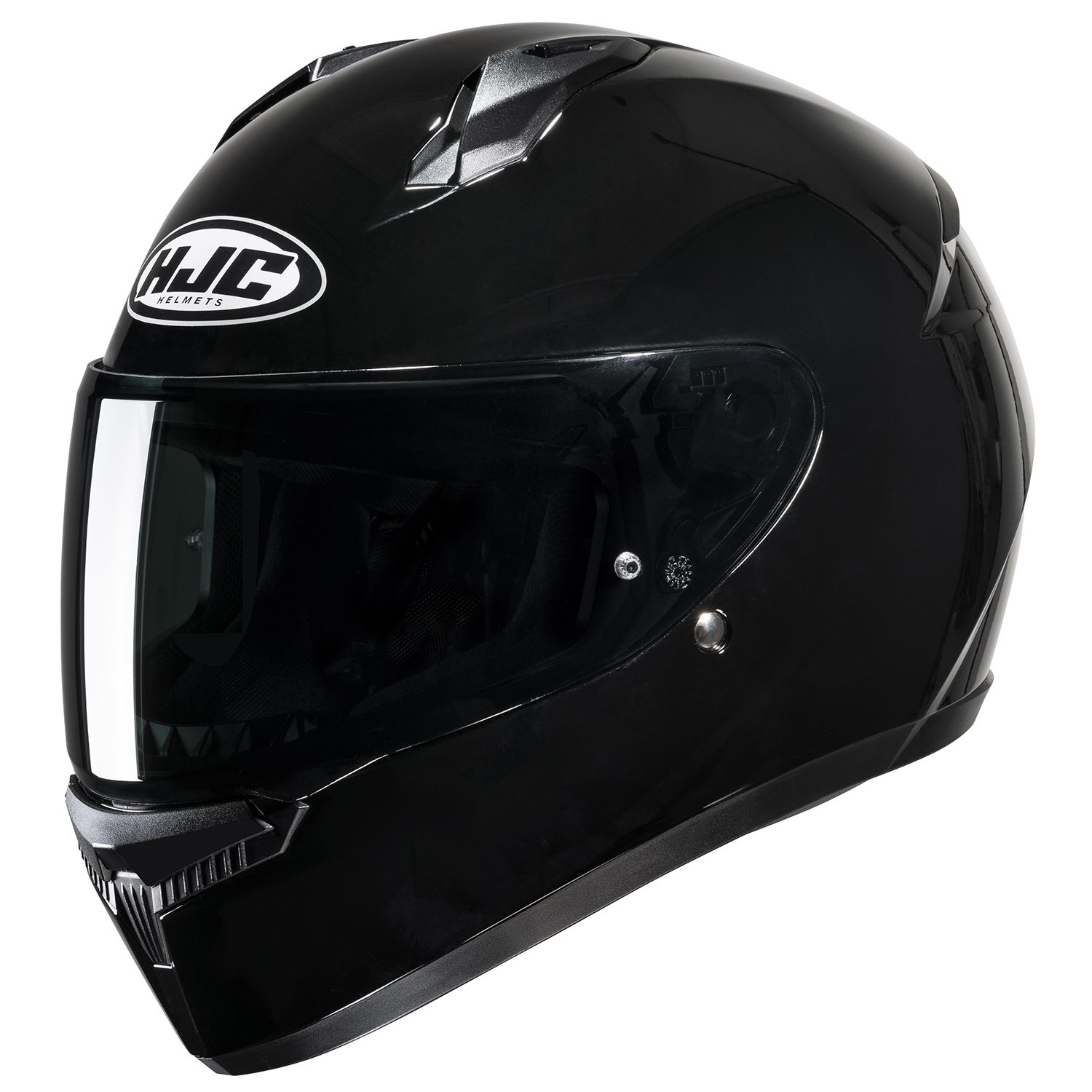 RSタイチ　【2XSサイズ】 HJC ヘルメット HJH232 C10 ｿﾘｯﾄﾞ BLACK