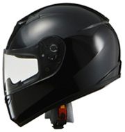 LEAD工業 リード工業 【 L (59-60cm)　ブラック 】STRAX (ストラックス) SF-12 フルフェイスヘルメット