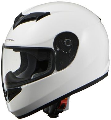 LEAD工業 リード工業 【 LL (61-62cm)　ホワイト 】STRAX (ストラックス) SF-12 フルフェイスヘルメット