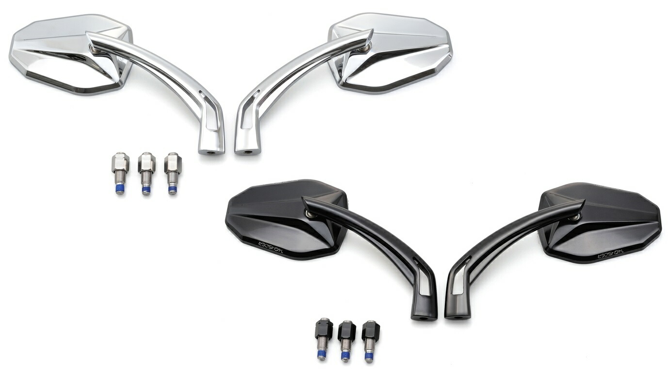 店舗良い ロッドミラー Sider High デイトナ メーカー取寄品 Daytona Victory2 バイクミラー バイク用品 M10 P1 25 クローム ブラック バイク用品 Gveagurqja1s Theafternaut Com