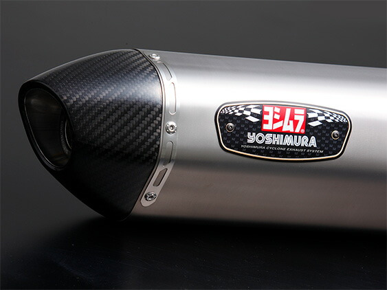 YOSHIMURA ヨシムラ マフラー HONDA FORZA('23) 機械曲 R-77J サイクロン カーボンエンド(SSFC) 110A-47C-5130