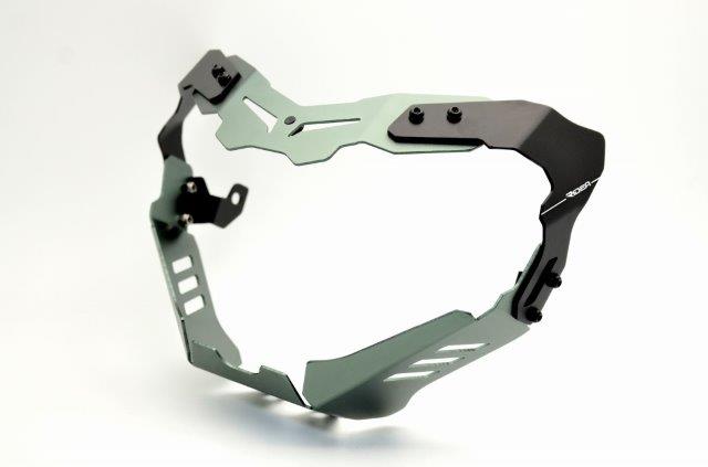 RIDEA リデア アルミヘッドライトカバー HLG-Y02-TM(カラー:チタン) YAMAHA MT-09 2014- RIYA00618｜OCC　netshop