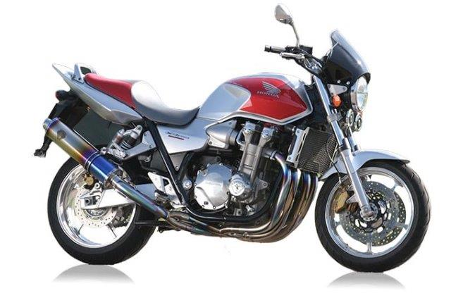 r's gear アールズギア ワイバンクラシックRシングル CB1300SF/SB(03-07) 【チタンドラッグブルー】 MH07-01CD