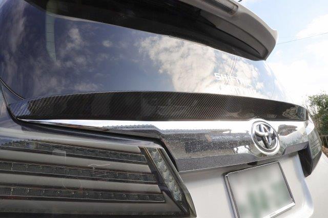 SPEEDRA スピードラ リアゲートスポイラー ドライカーボン CCTO0113TM TOYOTA アルファード 30系 前期後期
