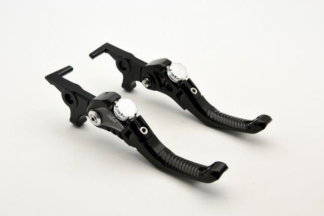 RIDEA リデア RIDEA レバー左右セット LV4-FR-DL017DR091-BK(ブラック)/SR (シルバー) Kawasaki ZX-10R 2016-2019 RI0000316-SR