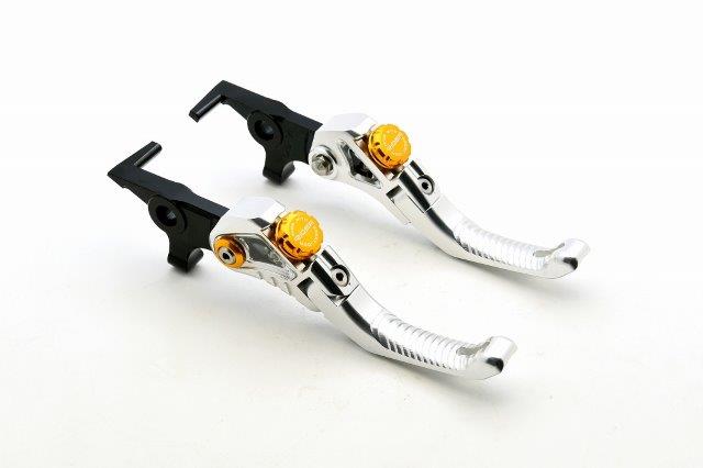 RIDEA リデア RIDEA レバー左右セット LV4-FR-DL017DR091-SR(シルバー)/GD (ゴールド) Kawasaki ZX-10R 2016-2019 RI0000317-GD