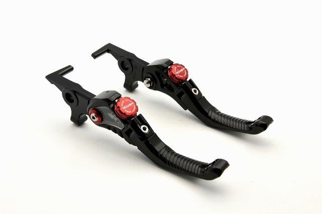 RIDEA リデア RIDEA レバー左右セット LV4-FR-DL084DR067-BK(ブラック)/RD (レッド) DUCATI SCRAMBLER DUCATI SCRAMBLER RI0000324-RD