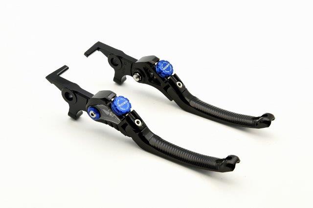 RIDEA リデア RIDEA レバー左右セット LV4-FL-DL011DR020-BK(ブラック)/BE (ブルー) YAMAHA MT-07MT-09(14-18)MT-10 RI0000330-BE
