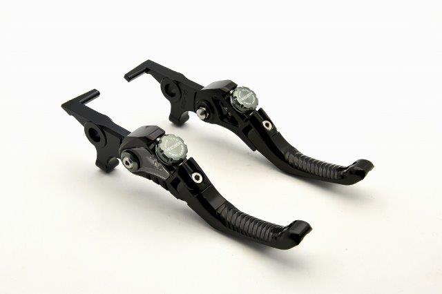 RIDEA リデア RIDEA レバー左右セット LV4-FR-DL011DR020-BK(ブラック)/TM (チタン) YAMAHA MT-07MT-09(14-18)MT-10 RI0000332-TM