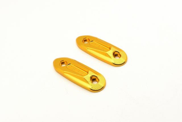 RIDEA リデア ミラーホールカバー MB-YA-01GD (カラー:ゴールド) YAMAHA YZF-R3(19-21)/YZF-R25(19-21) RI0000520