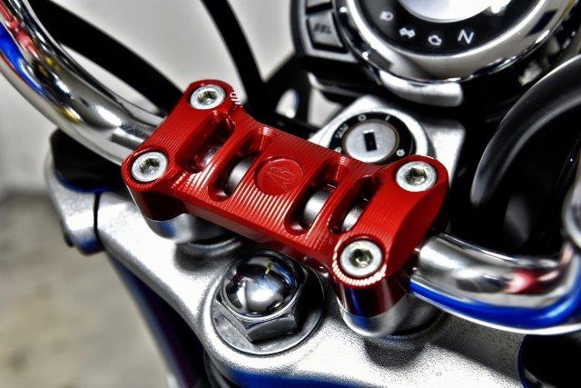RIDEA リデア ハンドルクランプ HC-HO-02-GD (カラー:ゴールド) HONDA モンキー125 RI0000546