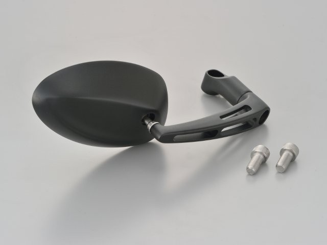 楽天市場】DAYTONA パラレルミラー オーバル ブラストブラック（右側用