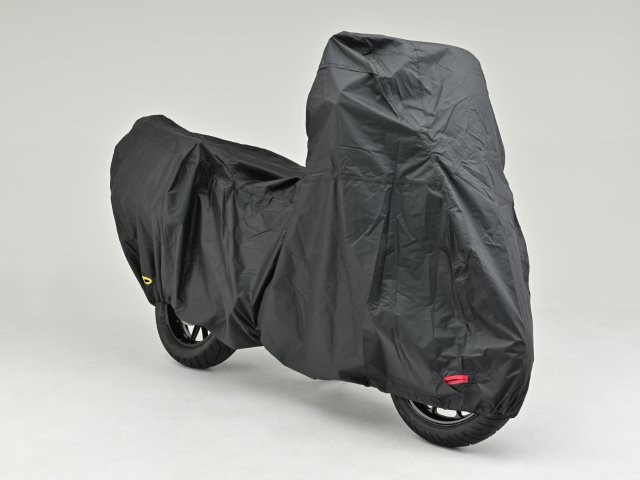 在庫有り デイトナ バイクカバー アドベンチャー専用 サイドボックス対応サイズ 耐水圧20,000mm チェーンホール付き ブラックカバー WR Lite 16818
