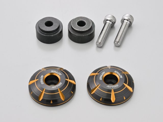 在庫有り DAYTONA デイトナ プレミアムゾーン ハンドルバーエンドプラグ HANABI Rebel1100、GB350専用 ゴールド 42696