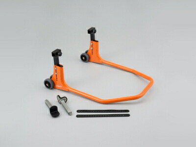 在庫有り DAYTONA デイトナ 高さ9段階調整 L型クランプアタッチメント付属 耐荷重200kg リアスタンド アジャスタブル3 バンド付きL型アタッチメント 32670