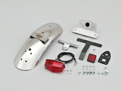 楽天市場】DAYTONA デイトナ ステンレスショートフェンダー リア