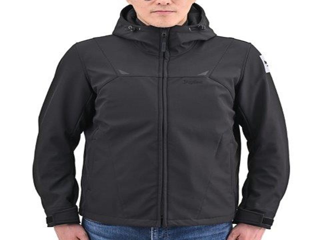 在庫有り DAYTONA デイトナ バイク用 ジャケット 春秋冬 CE規格 ソフトプロテクター付属 防風 オールシーズン ソフトパーカー DJ-015 ブラック XLサイズ 48590 15,867円