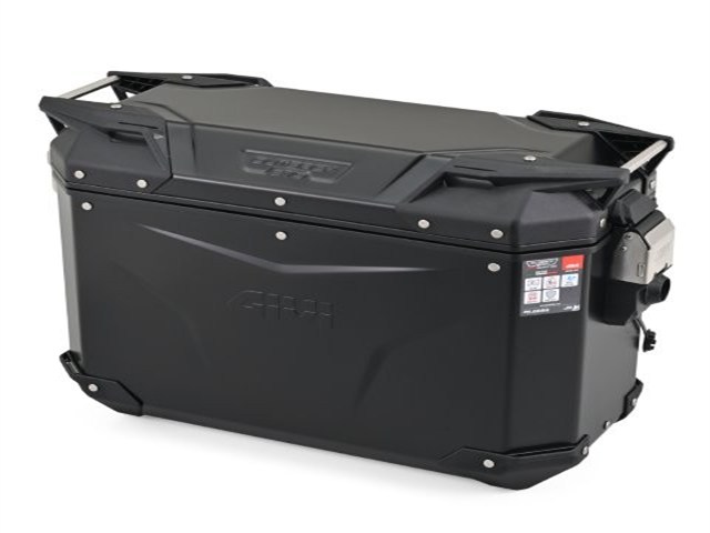 在庫有り GIVI ジビ デイトナ サイドケース 37L アルミ製 キーシリンダー別売 スマートセキュリティロック対応 OBKEV37BL 左側用 ブラック 61277