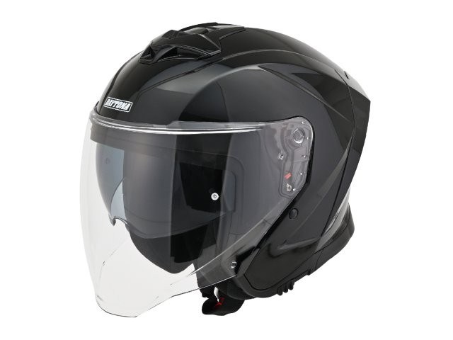 在庫有り デイトナ バイク用 ヘルメット ジェット SG規格 高強度ABS スポーツ設計 インナーバイザーDN-006SJ ブラック Mサイズ(57-58cm) 61067|OCC netshop