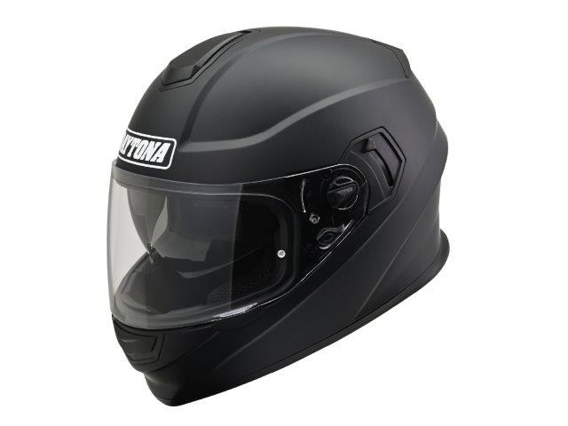 在庫有り 当日発送 デイトナ バイク用 ヘルメット SG規格 ABS+PC ピンロックシート付属 インナーバイザー装備 DN-002CP マットブラック Lサイズ(59-60cm) 46463