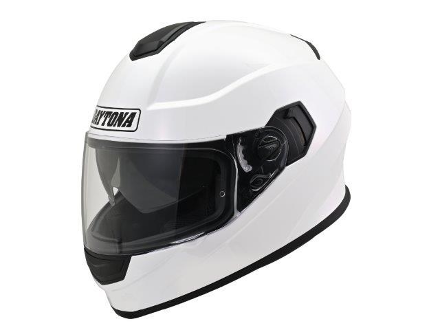 在庫有り 当日発送 デイトナ バイク用 ヘルメット SG規格 ABS+PC ピンロックシート付属 インナーバイザー装備 DN-002CP ホワイト Sサイズ(55-56cm) 46465｜OCC　netshop 13,552円