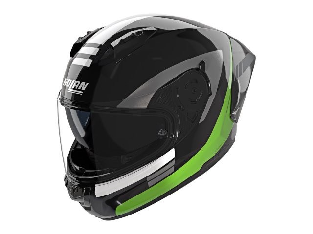 在庫有り Daytona デイトナ NOLAN ノーラン バイク ヘルメット フルフェイス N60-6 SPORT CONTRASTO(GREEN/358) XLサイズ(61-62cm) 64159｜OCC　netshop