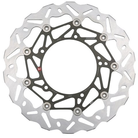 在庫有り ブレーキング デイトナ FZ1-N/S フロント右側専用 WK071R バイク ディスクローター ウェーブデスク 65553
