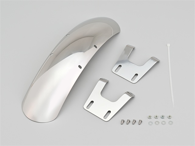 在庫有り DAYTONA デイトナ ステンレスショートフェンダー フロント SR400/400FI/500 39146｜OCC　netshop