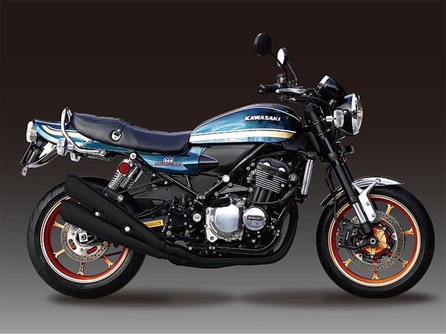 Z900RS 4本エキゾーストマフラー レーシング4(ブラック)アップタイプ延長パイプセット ドレミコレクション 35213