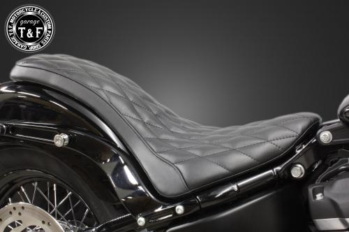 在庫有り Garage T&F ティーアンドエフ Harley-Davidson ハーレーダビッドソン ソフテイル(SOFTAIL)2018年～モデル用 コブラシート(ダイヤ) STST03 22,765円