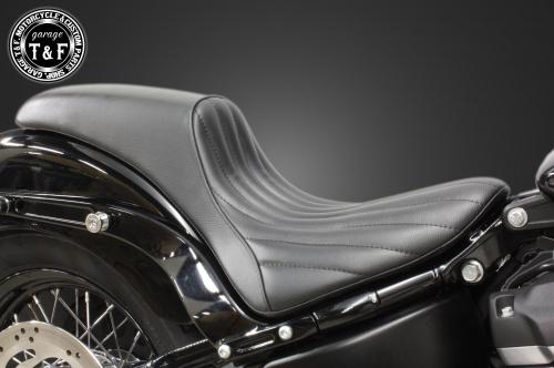 在庫有り T&F ティーアンドエフ Harley-Davidson ハーレーダビッドソン ソフテイル(SOFTAIL)2018年~モデル用 ガンファイターシート(バーチカル) STST08|OCC netshop