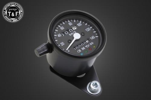 在庫有り T&F ドラッグスター250 機械式ミニスピードメーター(ブラック)インジケーター内蔵(専用カプラー付き)2008～2016年用 DS250MT02BK 10,251円
