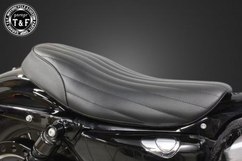 在庫有り Garage T&F ティーアンドエフ スポーツスター専用 ショートフラットシート(バーチカル) HDXLSFSV