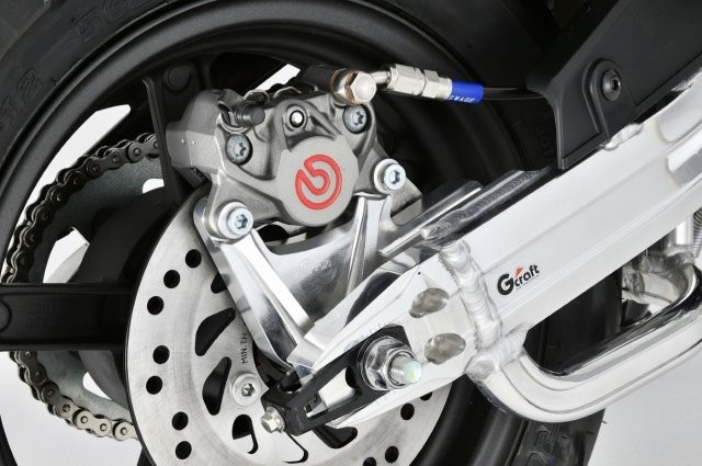 在庫有り Gクラフト リアブレーキホース ブレンボ2P用 GROM(JC92) 32423