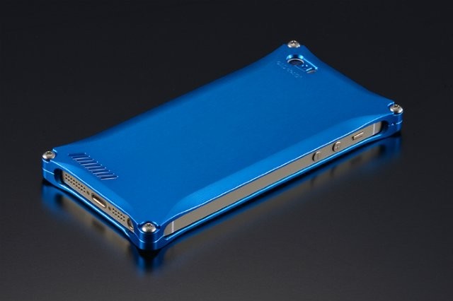 GILD DESIGN ギルドデザイン ソリッド for iPhone SE/5s/5 ブルー GI-260BL-41724
